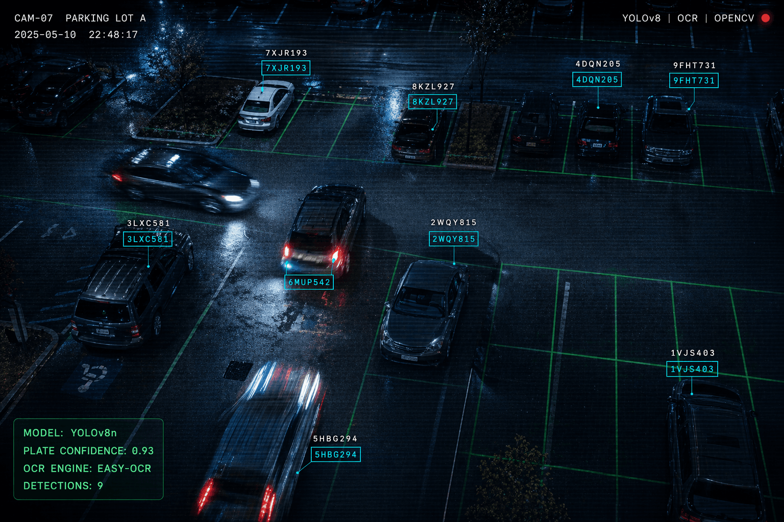 Smart Parking ANPR System