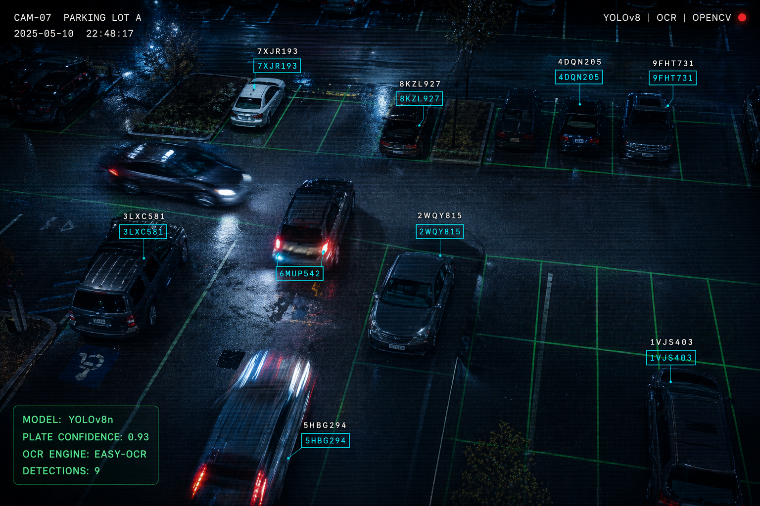 Smart Parking ANPR System